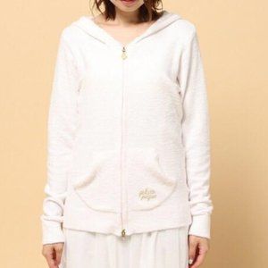 Gelato Pique Women’s Soufflé Plush Fleece Hooded Zip Jacket Size Large
